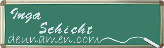 Inga Schicht Visitenkarte